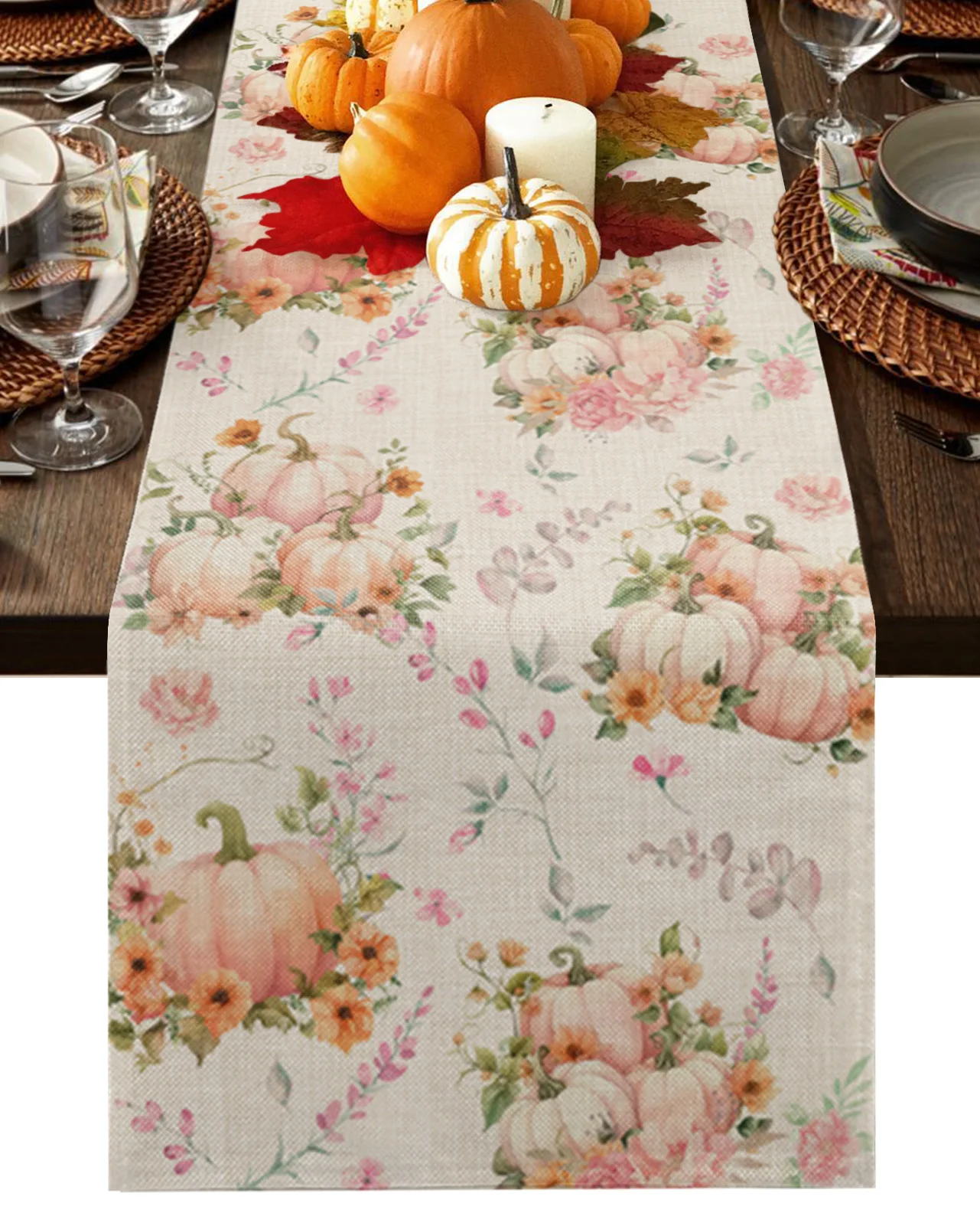 Home Decor Table Runner Wedding Decoration Tablecloth Kitchen Table RunnersThanksgiving Pumpkin Hand Painted Autumn
Home Decor Table Runner Wedding Decoration Tablecloth Kitchen Table RunnersThanksgiving Pumpkin Hand Painted Autumn