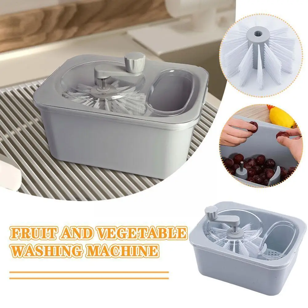 

Household Kitchen Vegetable Washer Portable Fruit Vegetable Washing Gadgets Stains Farm Residue Kitchen Machine J6s9 Remove B1I9