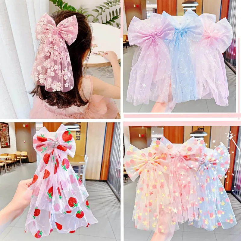 Chiffon Bow Hair Clips For Girls Women Print Flower Strawberry Hairpins Headband Kids Sweet Hairgrip Decorate Hair Accessories
Chiffon Bow Hair Clips For Girls Women Print Flower Strawberry Hairpins Headband Kids Sweet Hairgrip Decorate Hair Accessories