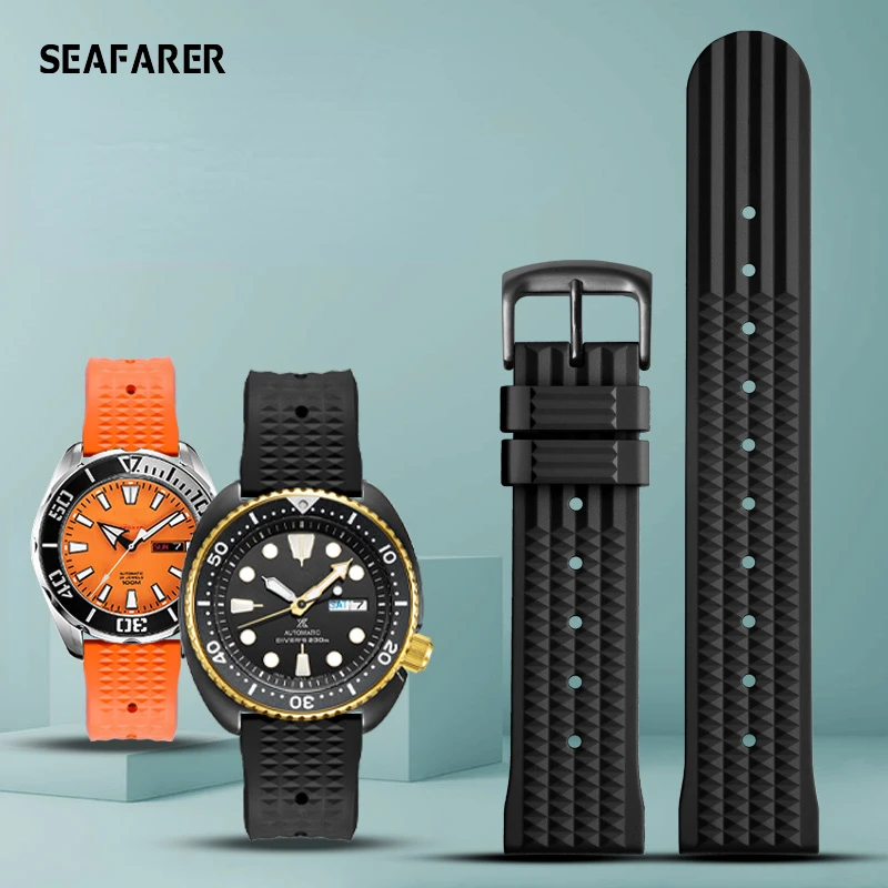 Watch Bands for Seiko Canned Abalone Red Teeth Water Ghost No. 5 Rubber Watch Strap Men's Waterproof Watch Bracelet 20 22mm
Watch Bands for Seiko Canned Abalone Red Teeth Water Ghost No. 5 Rubber Watch Strap Men's Waterproof Watch Bracelet 20 22mm