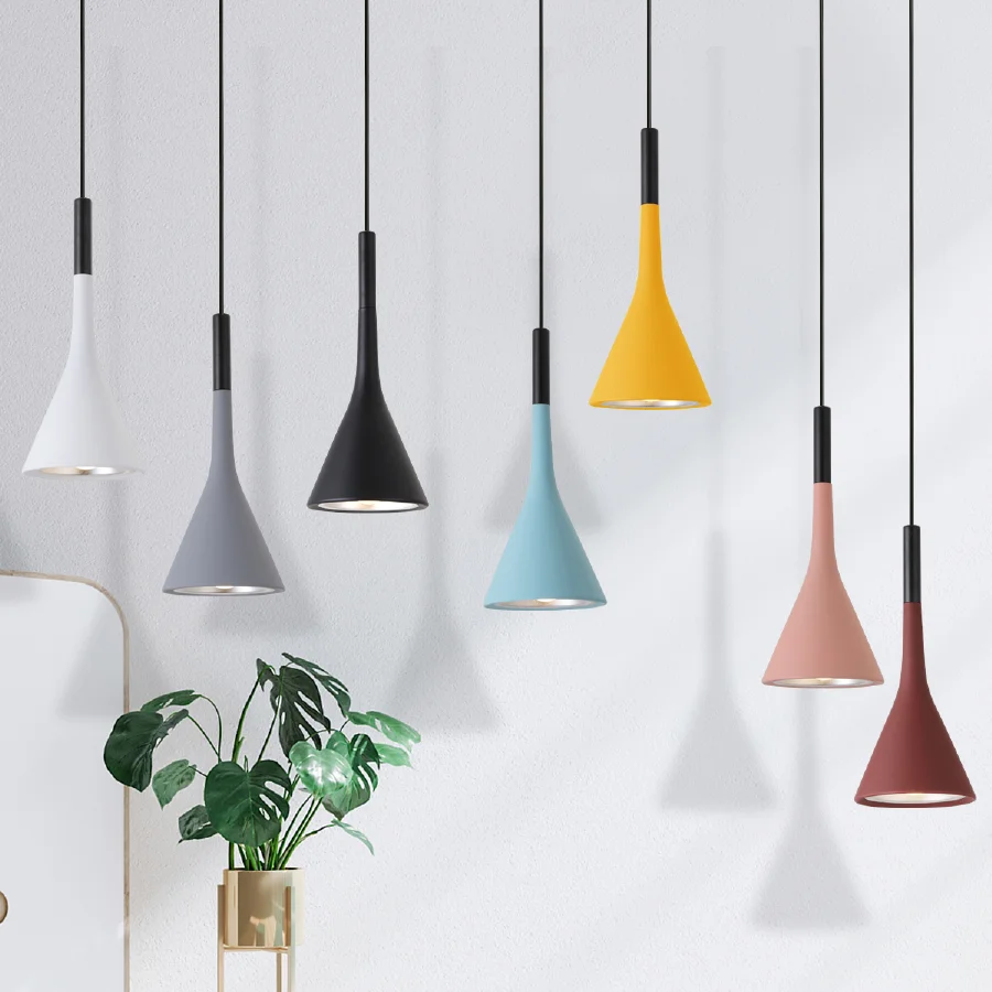 Led E27 Pendant Lights Aluminium Funnel Lampshade Hanging Lamp Bedside Lighting Home Living Dining Room Ceiling Lustre Fixture
Led E27 Pendant Lights Aluminium Funnel Lampshade Hanging Lamp Bedside Lighting Home Living Dining Room Ceiling Lustre Fixture