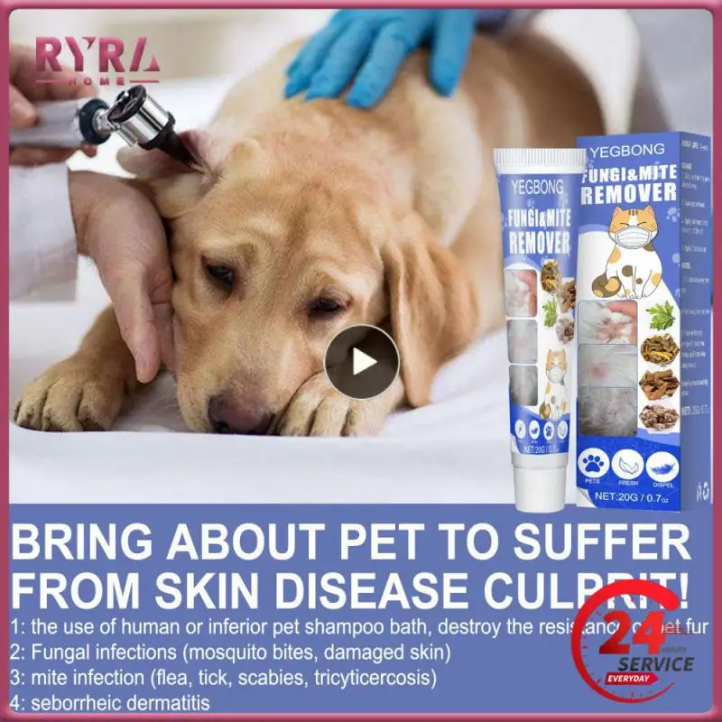 20ml Pet Mite Removing Cream Dog Cat Skin Disease Treat Cream Flea Lice Ointment Anti-itch Dermatitis Sterilizing Clean Repair
20ml Pet Mite Removing Cream Dog Cat Skin Disease Treat Cream Flea Lice Ointment Anti-itch Dermatitis Sterilizing Clean Repair