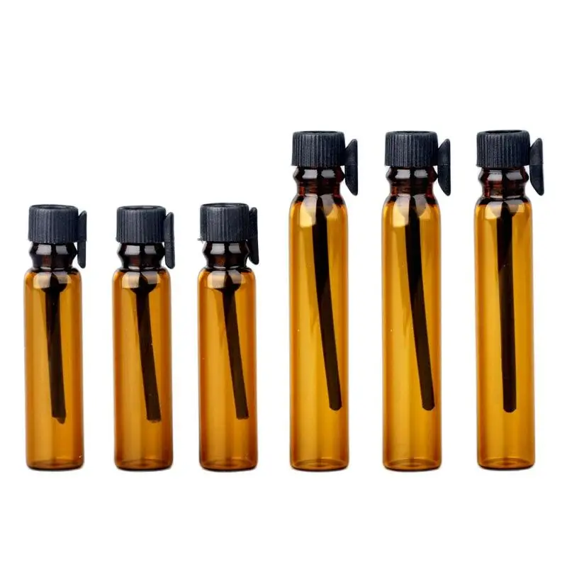 100PCS/LOT 0.5 1 2ml Brown Glass Essential Oil Perfume Drop Stick Sample Bottle
100PCS/LOT 0.5 1 2ml Brown Glass Essential Oil Perfume Drop Stick Sample Bottle