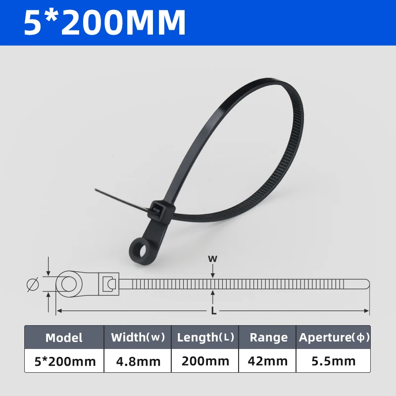 Кабельные стяжки ZYCN, нейлон, самоблокирующиеся, 100 шт.
Кабельные стяжки ZYCN, нейлон, самоблокирующиеся, 100 шт.