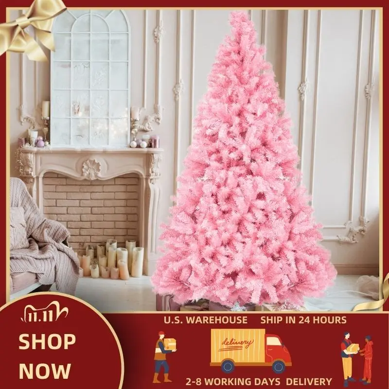 Pink Christmas Tree 6/7ft Christmas Decoration Tree Indoor Xmas Navidad Party Decor New Year Gift Shining Xmas Tree
Pink Christmas Tree 6/7ft Christmas Decoration Tree Indoor Xmas Navidad Party Decor New Year Gift Shining Xmas Tree