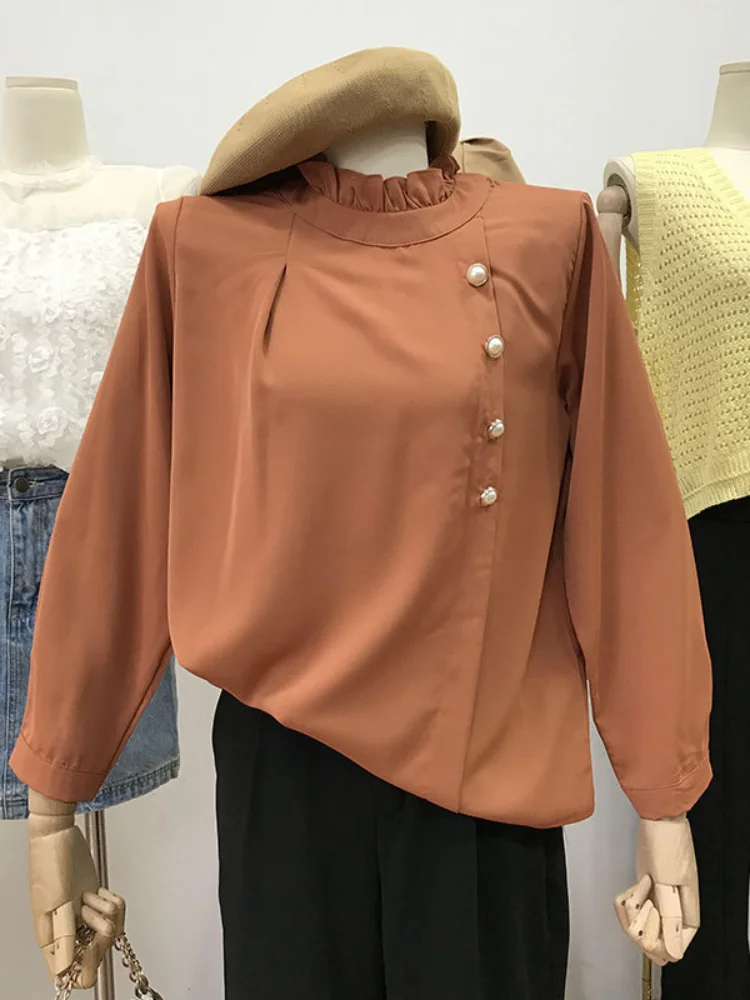 Женские топы, блузка, женские пуловеры на пуговицах с круглым вырезом, Модная хлопковая ткань с длинным рукавом, летняя свободная популярна...
Женские топы, блузка, женские пуловеры на пуговицах с круглым вырезом, Модная хлопковая ткань с длинным рукавом, летняя свободная популярна...