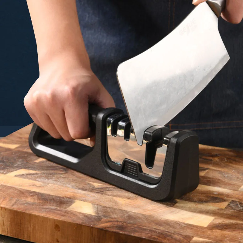 4 in 1 Knife Sharpener Diamond Coated&Fine Rod Knife Shears and Scissors Sharpening System Stainless Steel Blades Kitchen tools 
4 in 1 Knife Sharpener Diamond Coated&Fine Rod Knife Shears and Scissors Sharpening System Stainless Steel Blades Kitchen tools