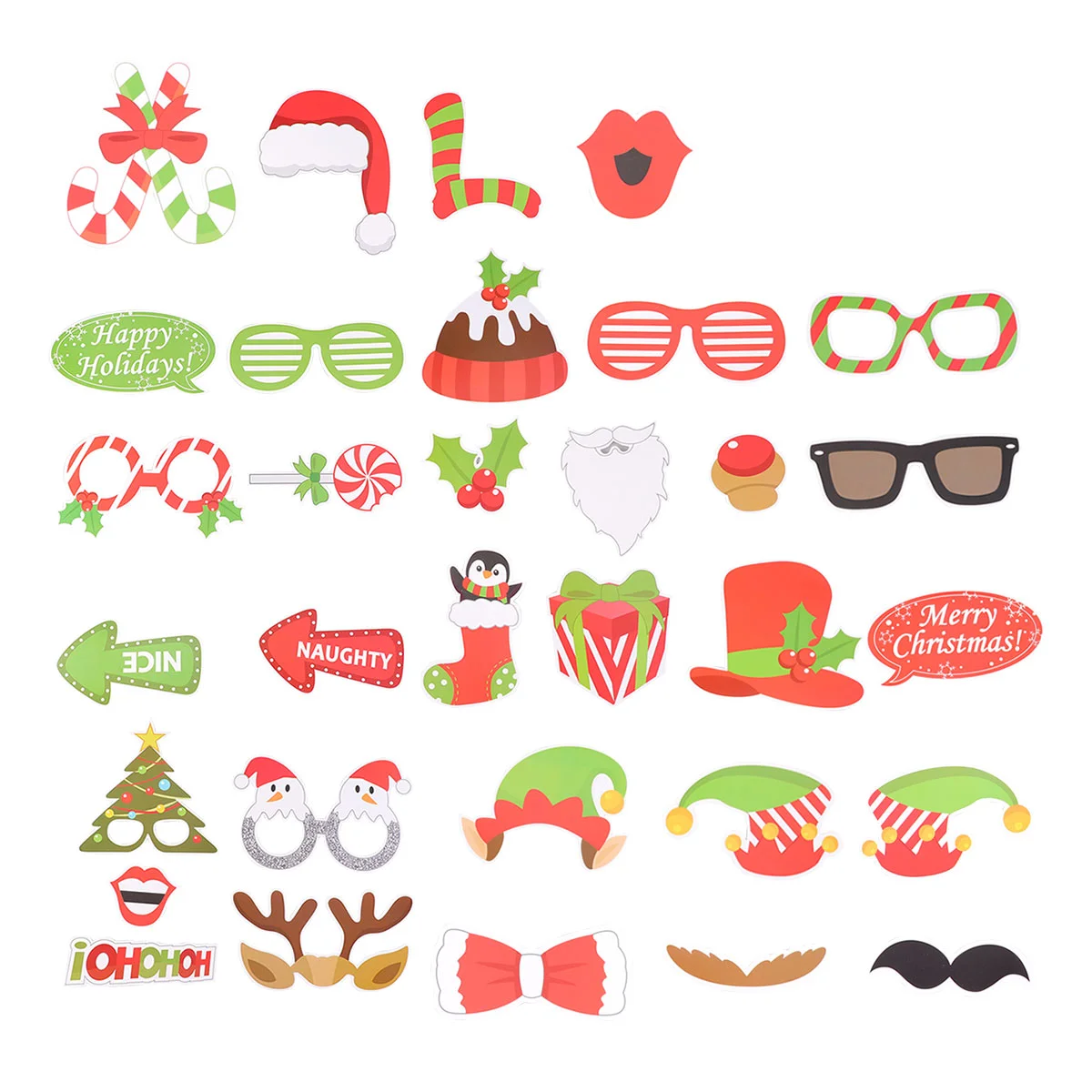 32pcs/set Creative Happy Christmas Pose Sign Christmas Party Photo Booth Props for Party Decoration
32pcs/set Creative Happy Christmas Pose Sign Christmas Party Photo Booth Props for Party Decoration