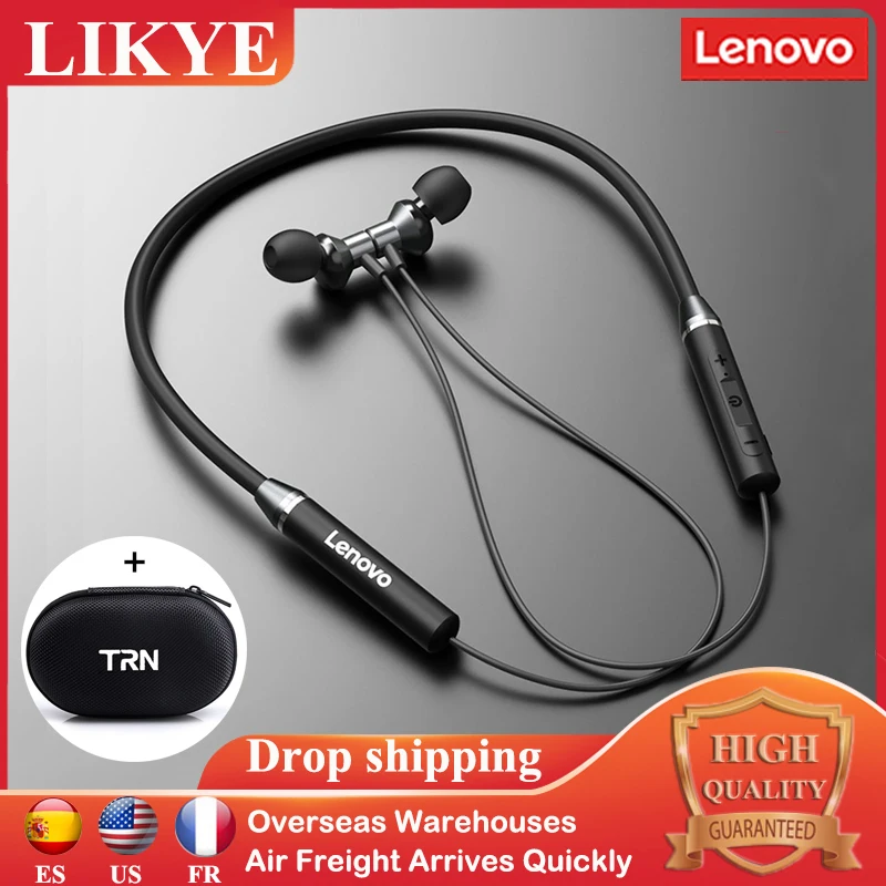 Lenovo HE05 Neckband Earphone Bluetooth-Compatible 5.0 Stereo Sport Running Magnetic Headphones IPX5 Waterproof Wireless Headset
Lenovo HE05 Neckband Earphone Bluetooth-Compatible 5.0 Stereo Sport Running Magnetic Headphones IPX5 Waterproof Wireless Headset