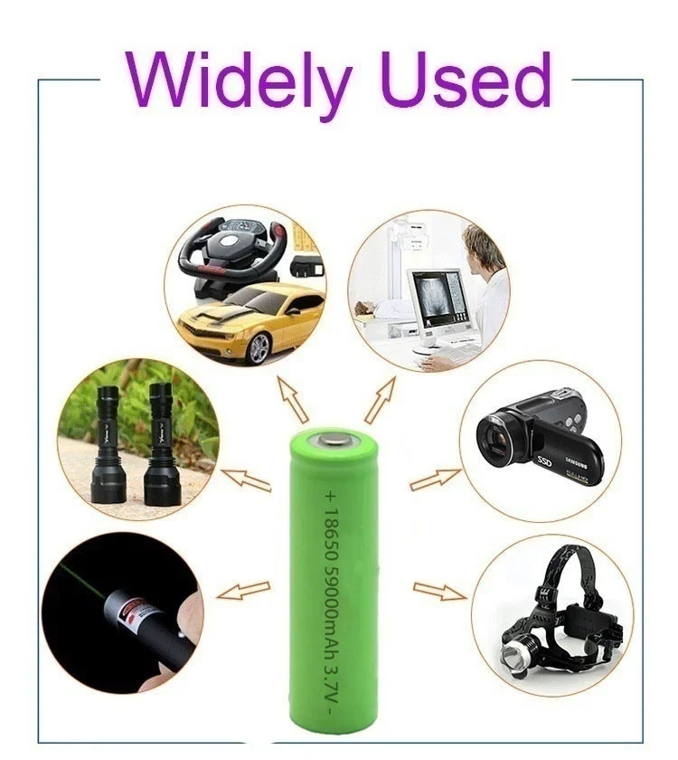 1-10 PCS 18650 59000mAh 3.7V High-capacity Lithium Ion Rechargeable Battery for Charging Counter Lamp Flashlight Drop Shipping
1-10 PCS 18650 59000mAh 3.7V High-capacity Lithium Ion Rechargeable Battery for Charging Counter Lamp Flashlight Drop Shipping
