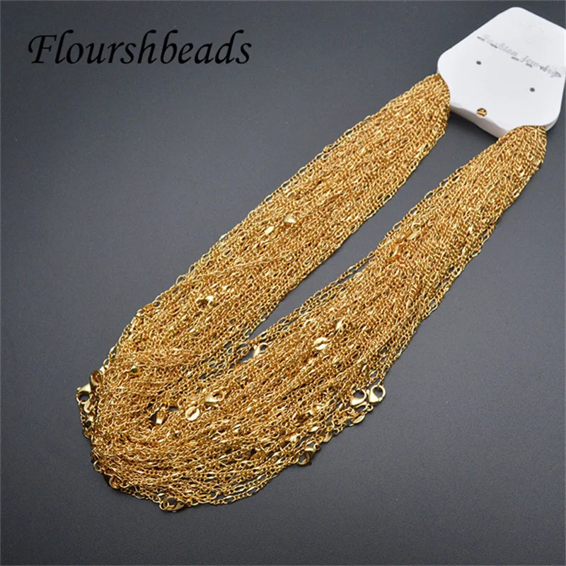 10pcs/lot Link Chian 45CM 17.7inches Wholesale Nickel Free Anti Fading Gold Silver Plating Necklace Chains for DIY Jewelry
10pcs/lot Link Chian 45CM 17.7inches Wholesale Nickel Free Anti Fading Gold Silver Plating Necklace Chains for DIY Jewelry
