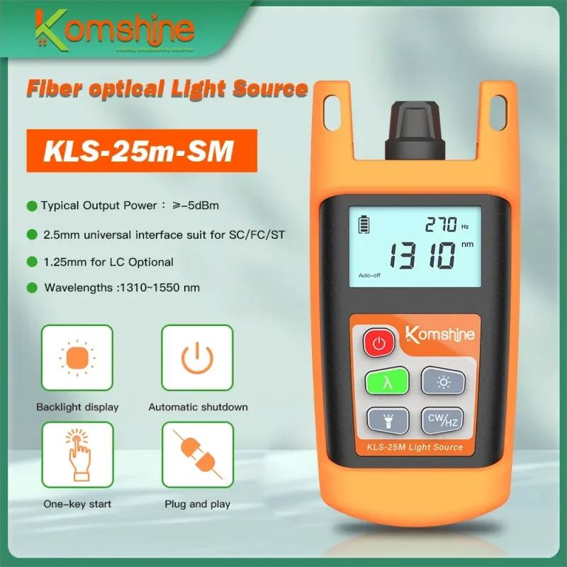 Фотоэлемент Komshine фотоэлемент оптоволоконный лазерный источник 1310/нм оптический