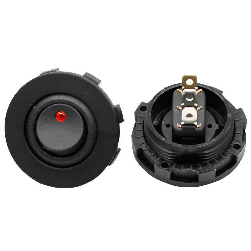 Car modification control switch 12V 20A SPST marine red light round switch With Switch Housing
Car modification control switch 12V 20A SPST marine red light round switch With Switch Housing