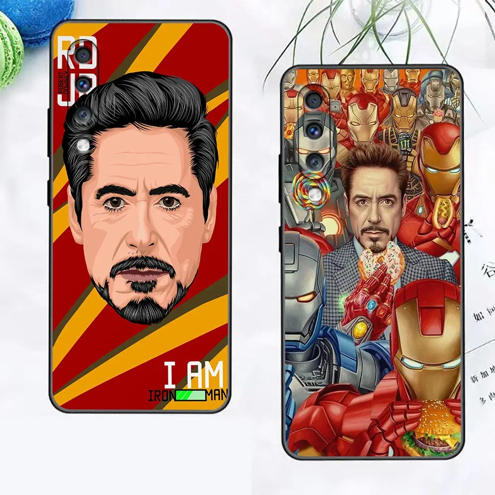 

Marvel Iron Man Comics Phone Case For Samsung Galaxy A90 A80 A70 A70S A60 A50 A40 A30 A30S A20S A20E A10 A10E A9 A8 Black Cover