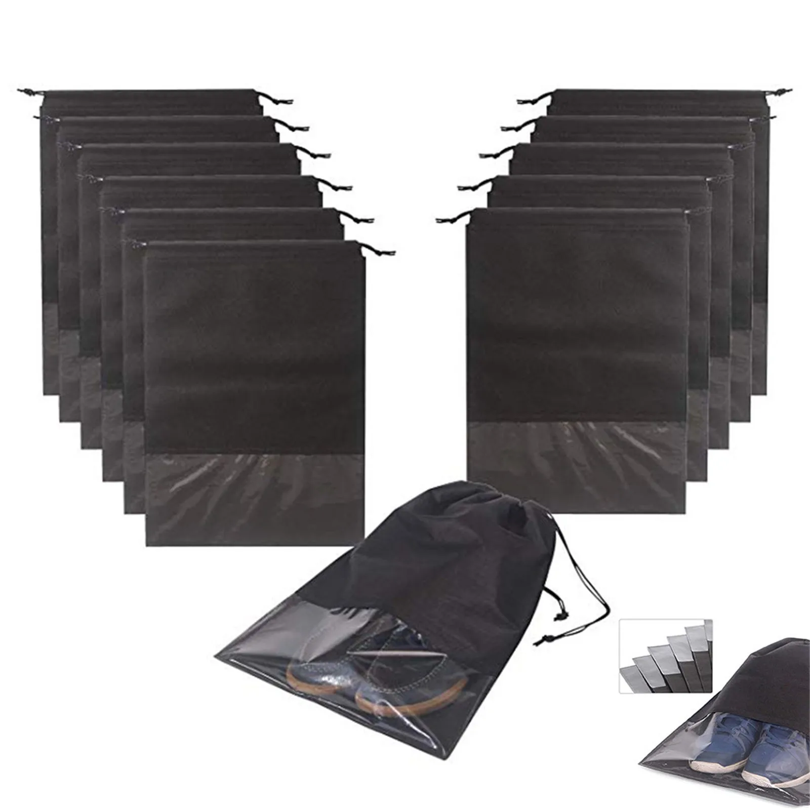 15Pcs Drawstring Shoes Storage Bag Anti-yellow Dry BagTravel Drawstring Boot Cloth Storage Shoe Dust-proof Organizer Bag
15Pcs Drawstring Shoes Storage Bag Anti-yellow Dry BagTravel Drawstring Boot Cloth Storage Shoe Dust-proof Organizer Bag