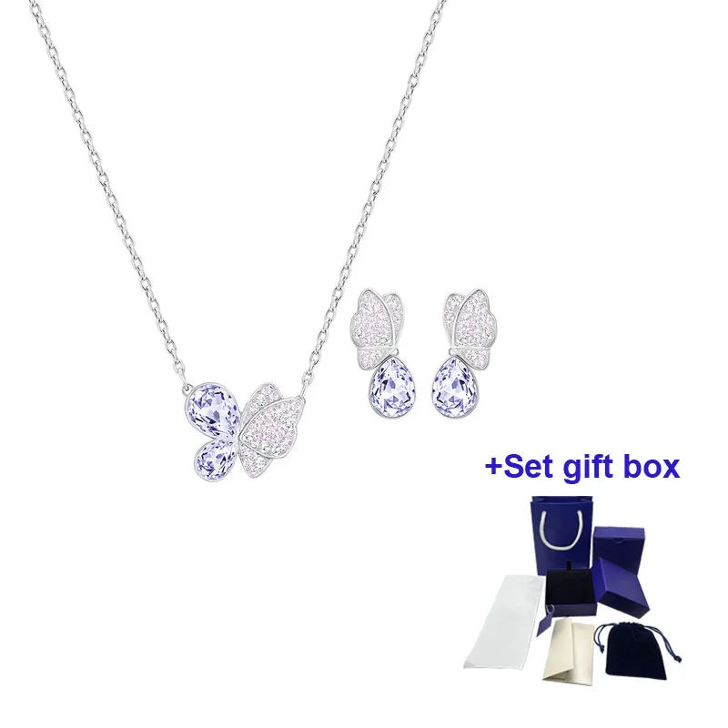 S High Quality Necklace Purple Crystal Butterfly Women Jewelry Gift Party Wedding Jewelry Free Shipping
S High Quality Necklace Purple Crystal Butterfly Women Jewelry Gift Party Wedding Jewelry Free Shipping