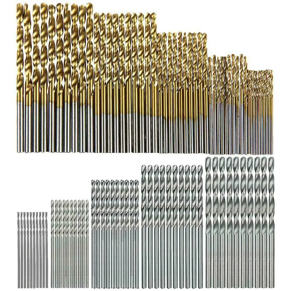 Speed Bits 19/50/60/100Pc Twist Set Drill Metal Drill High Tool Steel Bit Drill Power Tools Bits Set Coated Titanium Woodworking
Speed Bits 19/50/60/100Pc Twist Set Drill Metal Drill High Tool Steel Bit Drill Power Tools Bits Set Coated Titanium Woodworking
