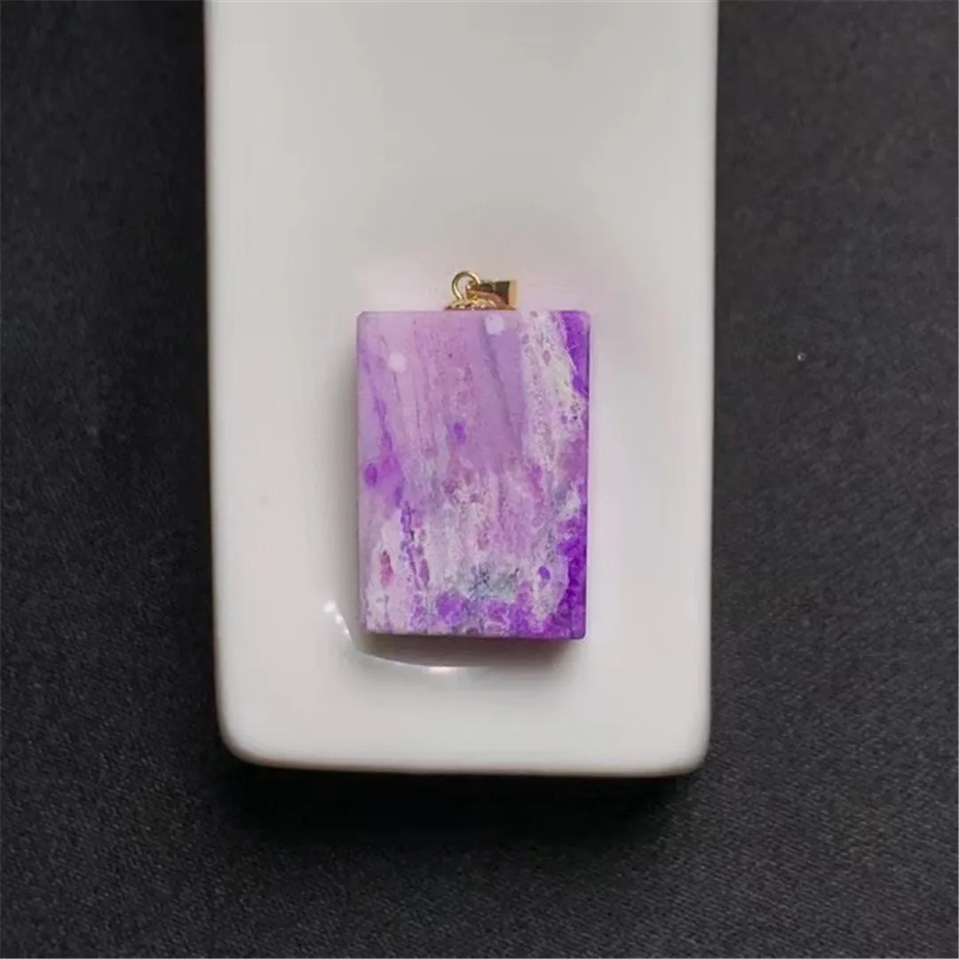 Natural Purple Sugilite Crystal Pendant 18K Gold For Women Lady Man Wealthy Gift 19x13x6mm Beads Stone Gemstone Jewelry AAAAA
Natural Purple Sugilite Crystal Pendant 18K Gold For Women Lady Man Wealthy Gift 19x13x6mm Beads Stone Gemstone Jewelry AAAAA