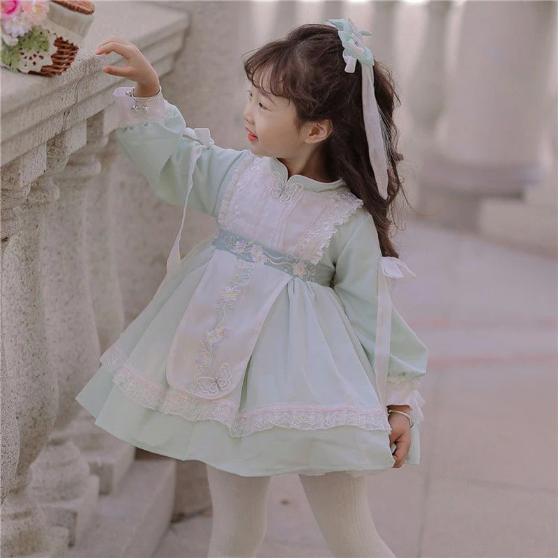 Kids Clothes Summer Girls Spanish Lolita Bow Vintage Sweet Princess Ball Gown Sleeveless Layered Birthday Party Easter Eid Dress
Kids Clothes Summer Girls Spanish Lolita Bow Vintage Sweet Princess Ball Gown Sleeveless Layered Birthday Party Easter Eid Dress