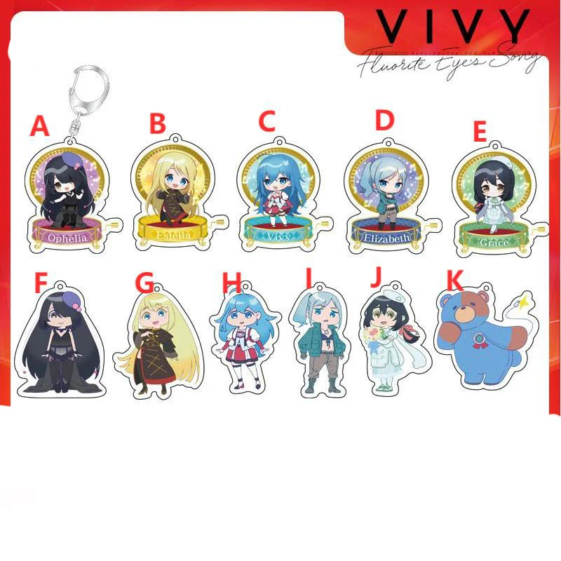 Anime Keychain Vivy Fluorite Eye s Song Estella Vivy Acrylic Keyring strap Figure hanging accessories 6cm
Anime Keychain Vivy Fluorite Eye s Song Estella Vivy Acrylic Keyring strap Figure hanging accessories 6cm