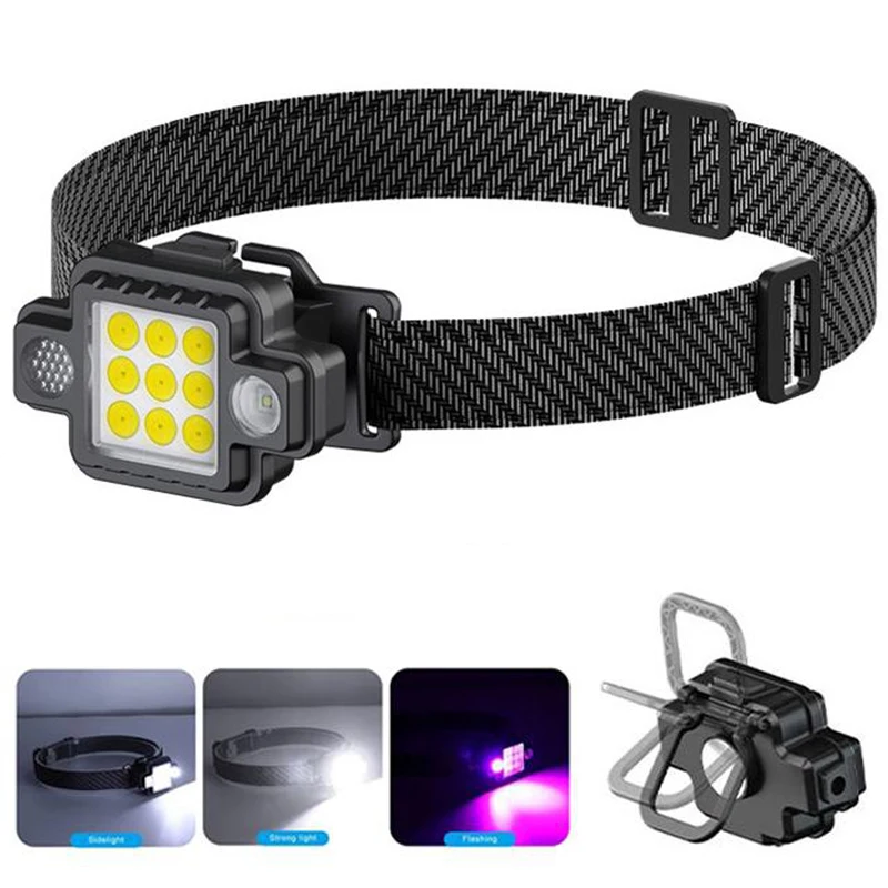 COB LED Headlamp USB Rechargeable Magnetic Torch Multifunctional Work Light Outdoor Waterproof Headlight for Running Fishing
COB LED Headlamp USB Rechargeable Magnetic Torch Multifunctional Work Light Outdoor Waterproof Headlight for Running Fishing