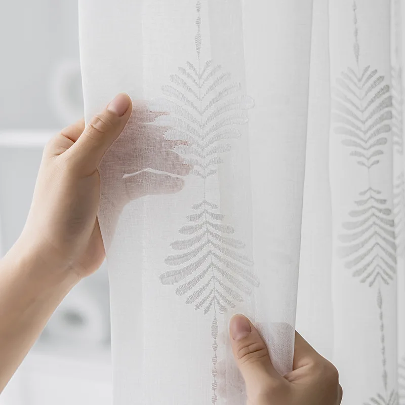Nordic Curtains for Living Dining Room Bedroom Custom Modern Minimalist Embroidery Flower White Tulle Window Curtain Room Decor
Nordic Curtains for Living Dining Room Bedroom Custom Modern Minimalist Embroidery Flower White Tulle Window Curtain Room Decor
