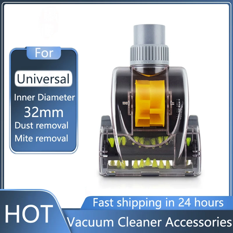 Universal Nozzle Brush Head Vacuum Cleaner Accessories 32/35mm Cyclone Turbo Dust Mite Removal Device for Bed Sofa Floor Carpet
Universal Nozzle Brush Head Vacuum Cleaner Accessories 32/35mm Cyclone Turbo Dust Mite Removal Device for Bed Sofa Floor Carpet