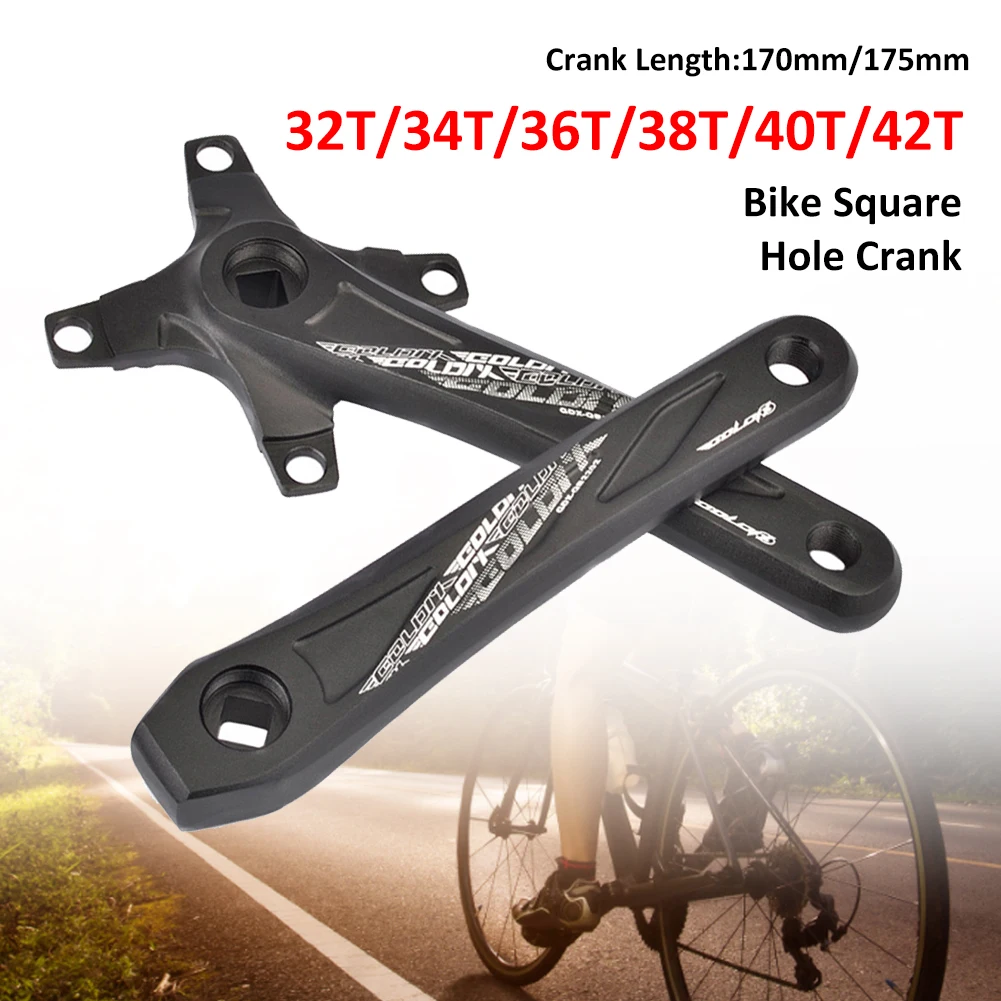 Bicycle Square Hole Crankset 64/104BCD Mountain Bike Crank Sprocket 170/175mm Aluminum Alloy Crank With Narrow Wide Chainring
Bicycle Square Hole Crankset 64/104BCD Mountain Bike Crank Sprocket 170/175mm Aluminum Alloy Crank With Narrow Wide Chainring