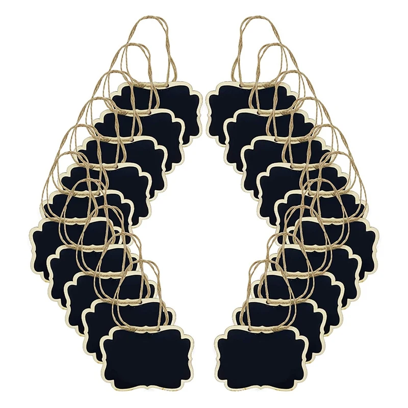 36Pcs Mini Chalkboards Signs, Hanging Wooden Chalkboard Tags, Double-Sided Message Board with Hanging String
36Pcs Mini Chalkboards Signs, Hanging Wooden Chalkboard Tags, Double-Sided Message Board with Hanging String