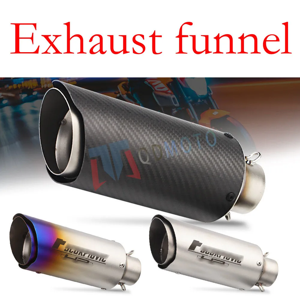 51mm motorcycle exhaust pipe db killer exhaust for Kawasaki Z900 FZ6 RC390 S1000XR CB650F Z900 TMAX530 CB400 XMAX300
51mm motorcycle exhaust pipe db killer exhaust for Kawasaki Z900 FZ6 RC390 S1000XR CB650F Z900 TMAX530 CB400 XMAX300
