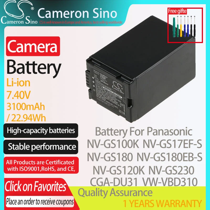 CameronSino Батарея для цифрового фотоаппарата Panasonic NV-GS100K NV-GS120K NV-GS17EF-S NV-GS180EB-S подходит для Panasonic CGA-DU31 цифровой аккумулятор и зарядное устройство ... 
CameronSino Батарея для цифрового фотоаппарата Panasonic NV-GS100K NV-GS120K NV-GS17EF-S NV-GS180EB-S подходит для Panasonic CGA-DU31 цифровой аккумулятор и зарядное устройство ...