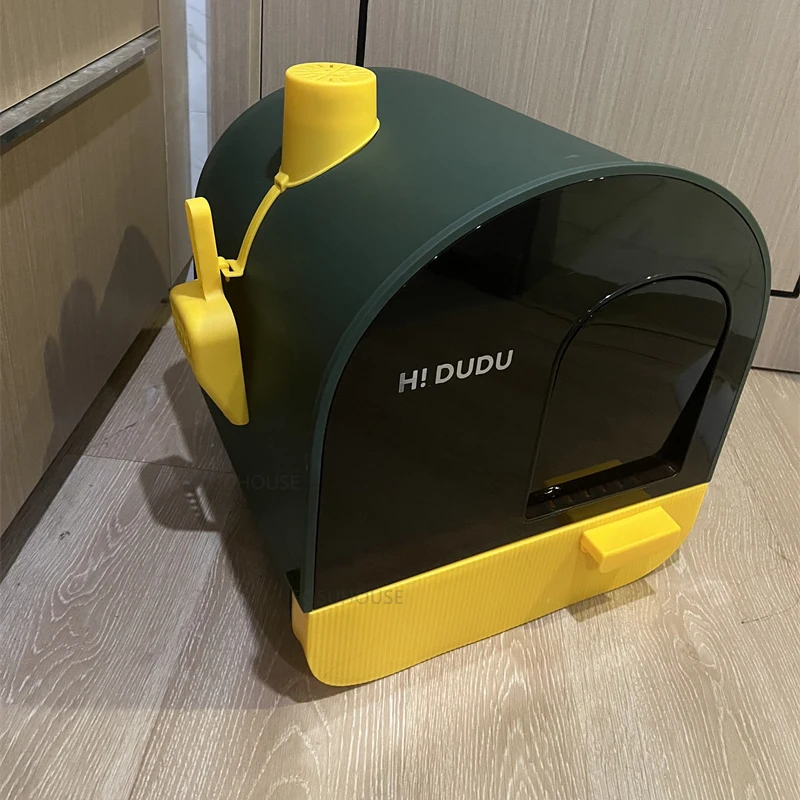 Plastic Cat Litter Box For Fully Enclosed Cat Litter Boxs Pet Supplies Extra Large Antisplash Self Cleaning For Cats Sandboxes
Plastic Cat Litter Box For Fully Enclosed Cat Litter Boxs Pet Supplies Extra Large Antisplash Self Cleaning For Cats Sandboxes
