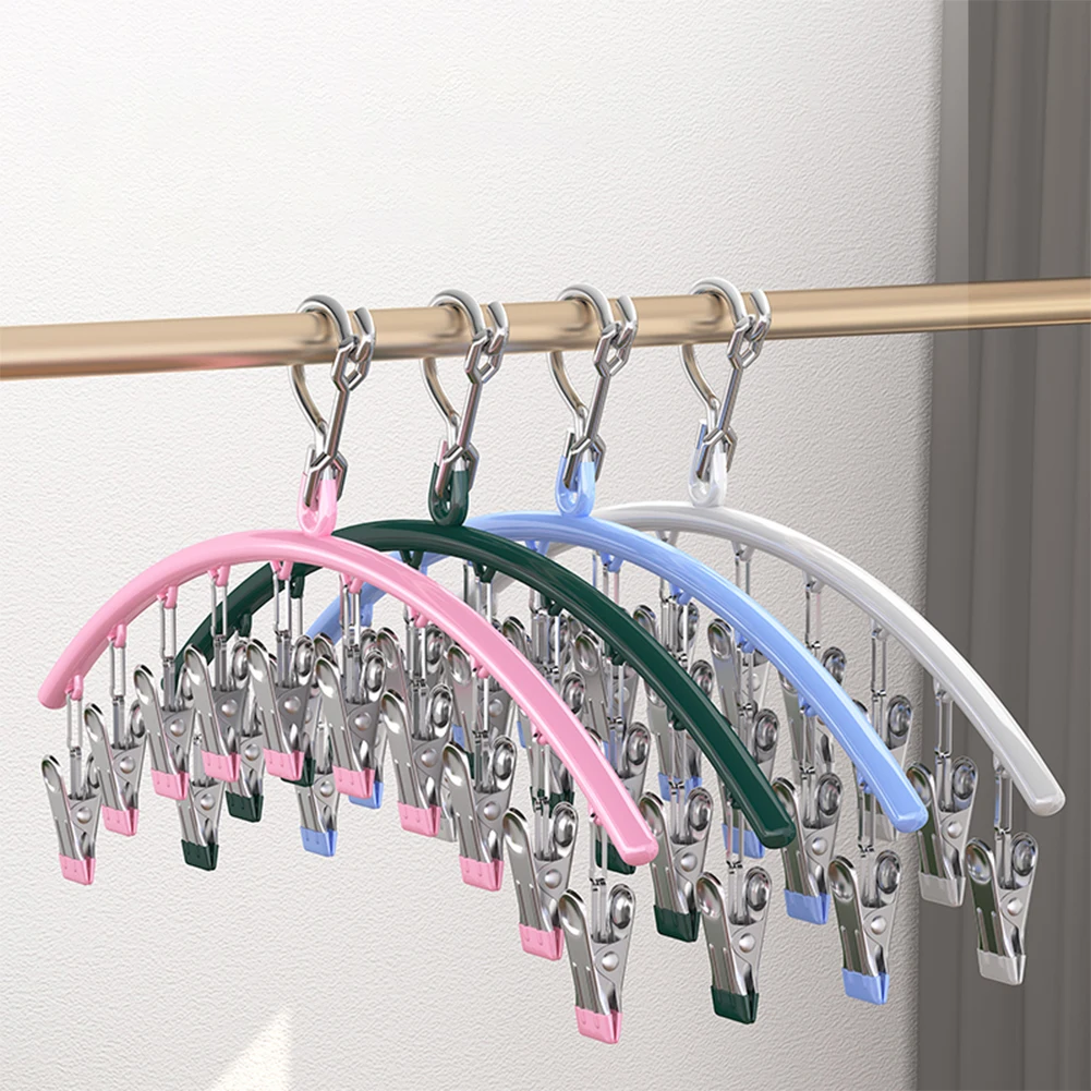 Multipurpose Stainless Steel Clothes Hanger Fast Ddring Rack Rack Sock Hanger Clip For Bras Towel Baby Clothes Home Storage
Multipurpose Stainless Steel Clothes Hanger Fast Ddring Rack Rack Sock Hanger Clip For Bras Towel Baby Clothes Home Storage