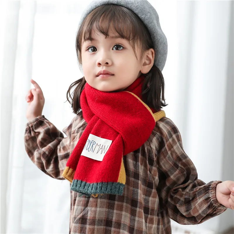 Korean Version Small Color Matching Contrast Kids Woolen Scarf Autumn Winter New Baby Girls Baby Boys Knitting Warm Scarf
Korean Version Small Color Matching Contrast Kids Woolen Scarf Autumn Winter New Baby Girls Baby Boys Knitting Warm Scarf