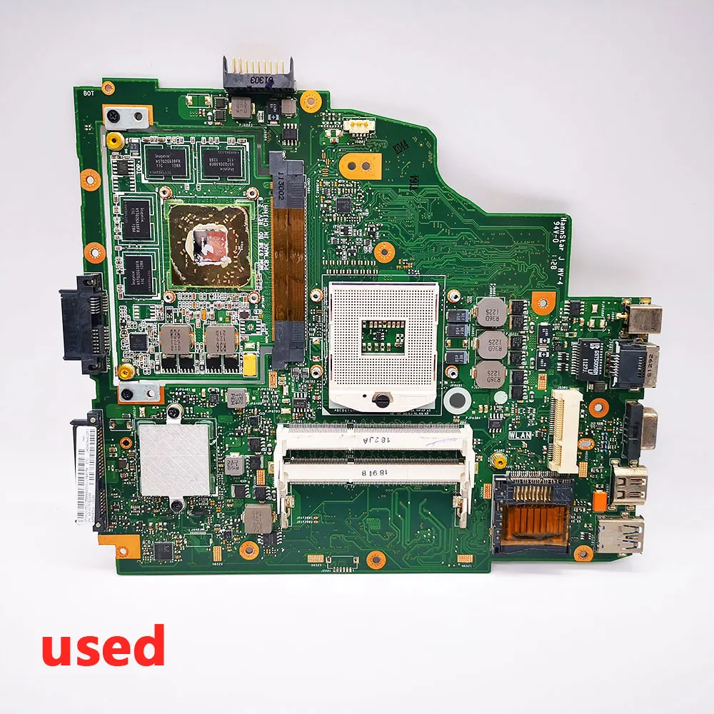 

used For ASUS K43SA A43S X43S K43S P43S A43SA Laptop Motherboard Mainboard REV:2.0 graphics Video card board MGM-6730 BD REV2.0