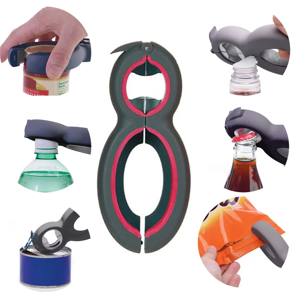 6 In 1 Multi-Function Bottle Opener for Wine, Beer and Jars with Twist and Grip Bottle Opener Wine Accessories Kitchen Gadgets
6 In 1 Multi-Function Bottle Opener for Wine, Beer and Jars with Twist and Grip Bottle Opener Wine Accessories Kitchen Gadgets