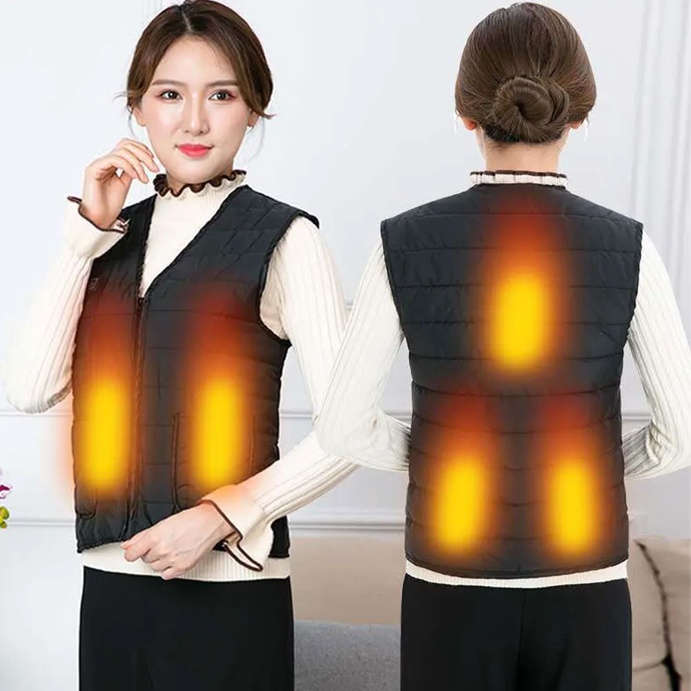 Smart Heating Vest 5 Pieces Heating Film Electric Heating Clothes USB Heating 3 Gears Adjustable Vest Thermal Winter Warm Jacket
Smart Heating Vest 5 Pieces Heating Film Electric Heating Clothes USB Heating 3 Gears Adjustable Vest Thermal Winter Warm Jacket