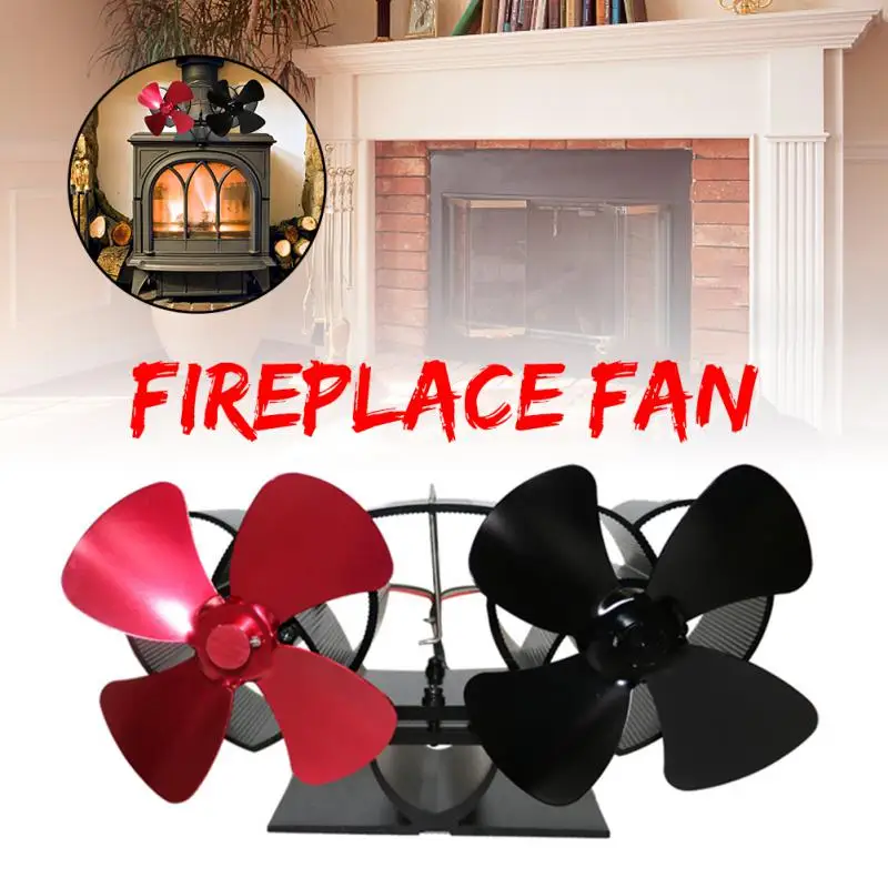 Twins 8 Blades Heat Powered Stove Fan Wood/Log Burner Stove Fan Eco Friendly Thermal Power Fireplace Fan Fireplace Accessories
Twins 8 Blades Heat Powered Stove Fan Wood/Log Burner Stove Fan Eco Friendly Thermal Power Fireplace Fan Fireplace Accessories