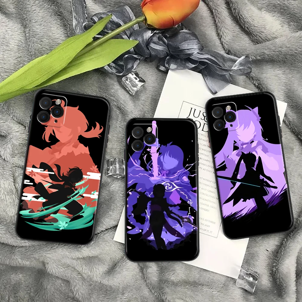 Genshin Impact Phone Case For iPhone 6 7 8 6S Plus X XR XS 11 12 13 Pro MAX Mini SE 2020 Soft TPU Funda Hot Cartoons Back Cover
Genshin Impact Phone Case For iPhone 6 7 8 6S Plus X XR XS 11 12 13 Pro MAX Mini SE 2020 Soft TPU Funda Hot Cartoons Back Cover