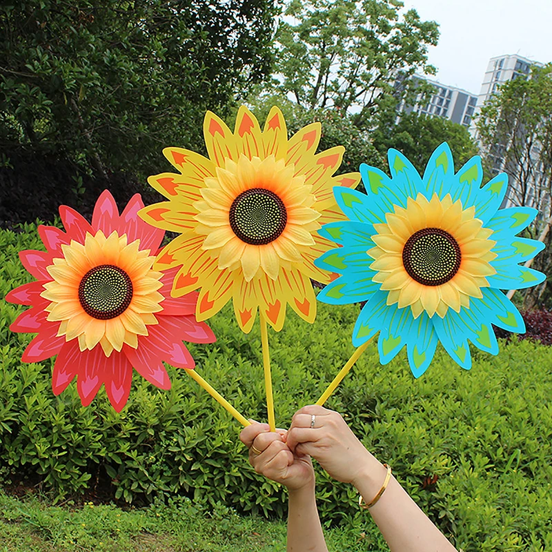 Colorful Sunflower Windmill Wind Turbine For Lawn Garden Party Decoration Outdoor Camping Picnic Garden Yard Decor
Colorful Sunflower Windmill Wind Turbine For Lawn Garden Party Decoration Outdoor Camping Picnic Garden Yard Decor
