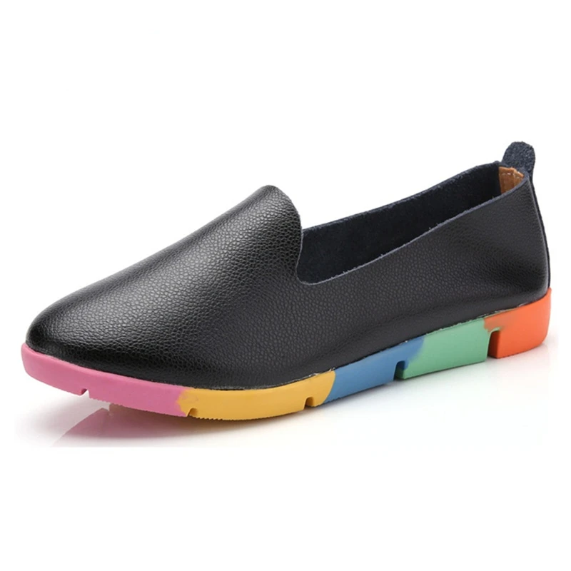 Women Flats Ladies Female Shoes Loafers Leather Slip on Feminino Nurse Zapatos Para Mujer Mujer Pisos
Women Flats Ladies Female Shoes Loafers Leather Slip on Feminino Nurse Zapatos Para Mujer Mujer Pisos