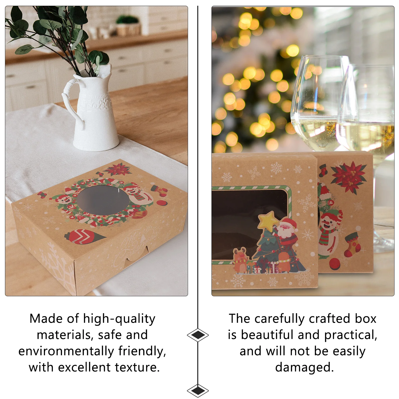 Boxes Paper Cookie Kraft Christmaswindow Gift Craft Santa Snowmangiving Candy
Boxes Paper Cookie Kraft Christmaswindow Gift Craft Santa Snowmangiving Candy