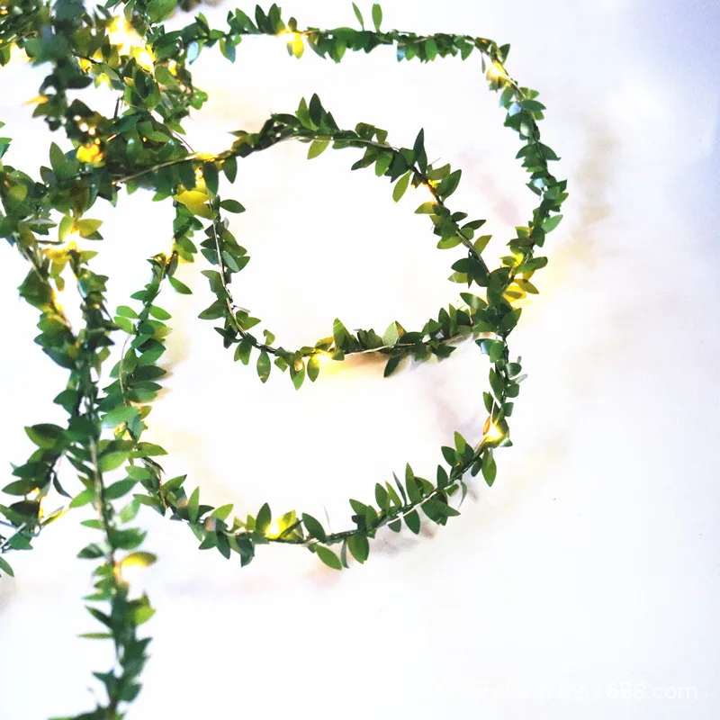Garden Wedding Decor Holiday Lights Artificial Green Leaf Flower Led Fairy Lights Garland Christmas Decorations for Home Navidad
Garden Wedding Decor Holiday Lights Artificial Green Leaf Flower Led Fairy Lights Garland Christmas Decorations for Home Navidad
