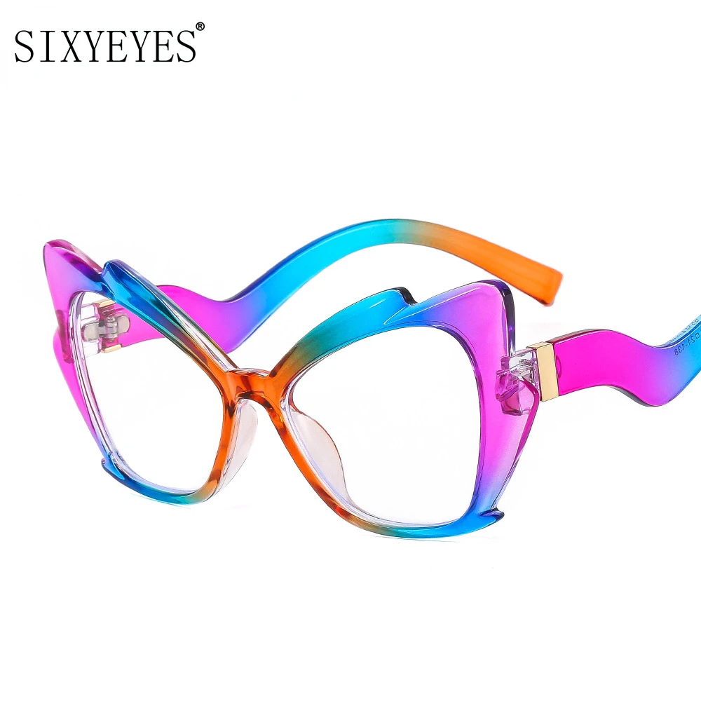 Cat Eye Optical Anti-blue Glasses Women Fashion Colorful Butterfly Transparent Lens Eyewear Frame Female Computer Eyeglasses
Cat Eye Optical Anti-blue Glasses Women Fashion Colorful Butterfly Transparent Lens Eyewear Frame Female Computer Eyeglasses