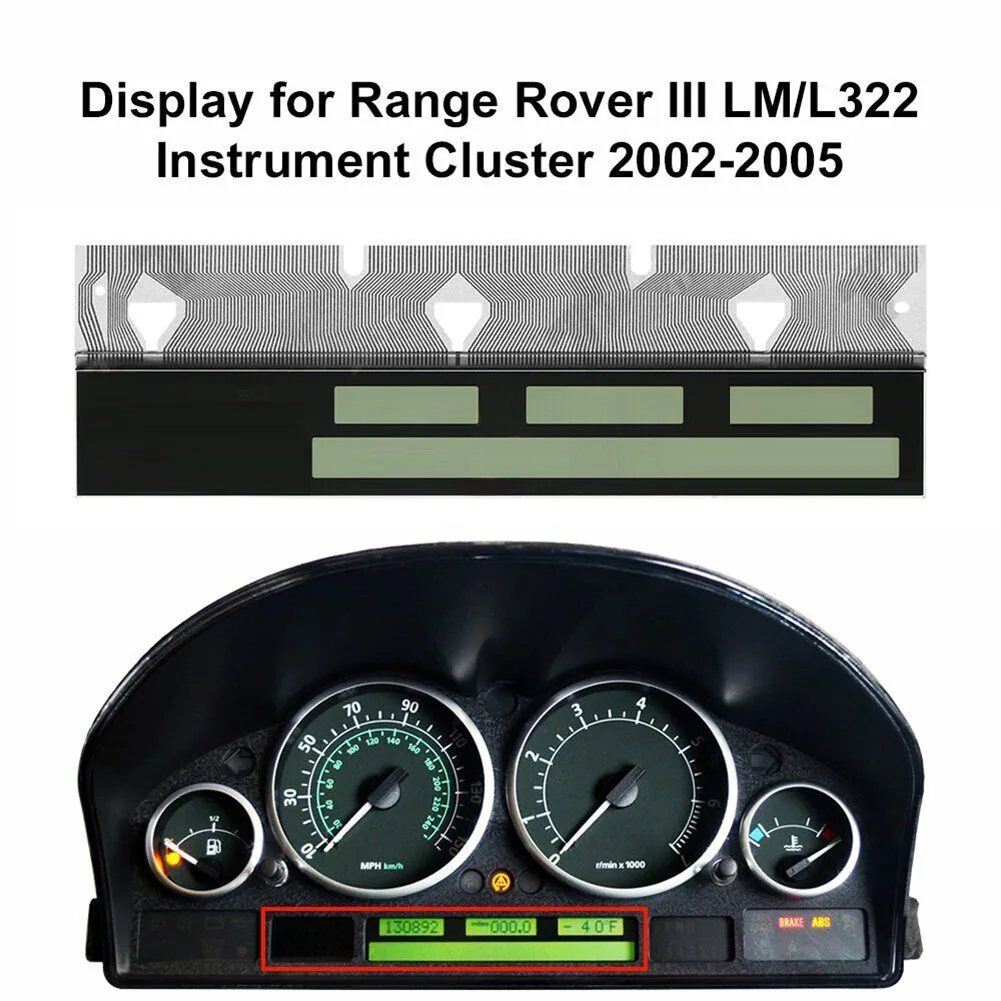 1PCS LCD Display For Range Rover III LM/L322 Instrument Cluster YAC502390PVA, YAC002380PYA, YAC501210PVA, YAC501200
1PCS LCD Display For Range Rover III LM/L322 Instrument Cluster YAC502390PVA, YAC002380PYA, YAC501210PVA, YAC501200
