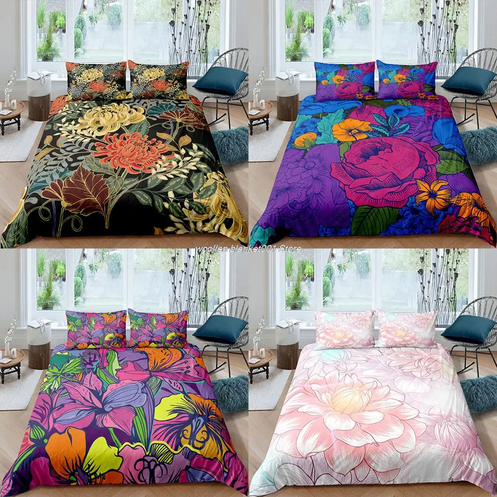 Home Textiles Luxury 3D Vintage Flowers Duvet Cover Set Pillowcase Kids Bedding Set AU/EU/UK/US Queen and King Size Bedding
Home Textiles Luxury 3D Vintage Flowers Duvet Cover Set Pillowcase Kids Bedding Set AU/EU/UK/US Queen and King Size Bedding