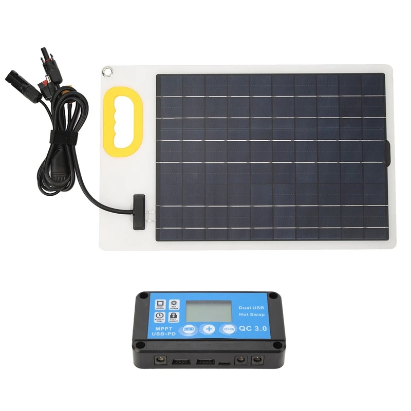 Portable Solar Panel Waterproof MPPT Solar Controller Set For Outdoor Charging Energy Storage XT60MC4
Portable Solar Panel Waterproof MPPT Solar Controller Set For Outdoor Charging Energy Storage XT60MC4