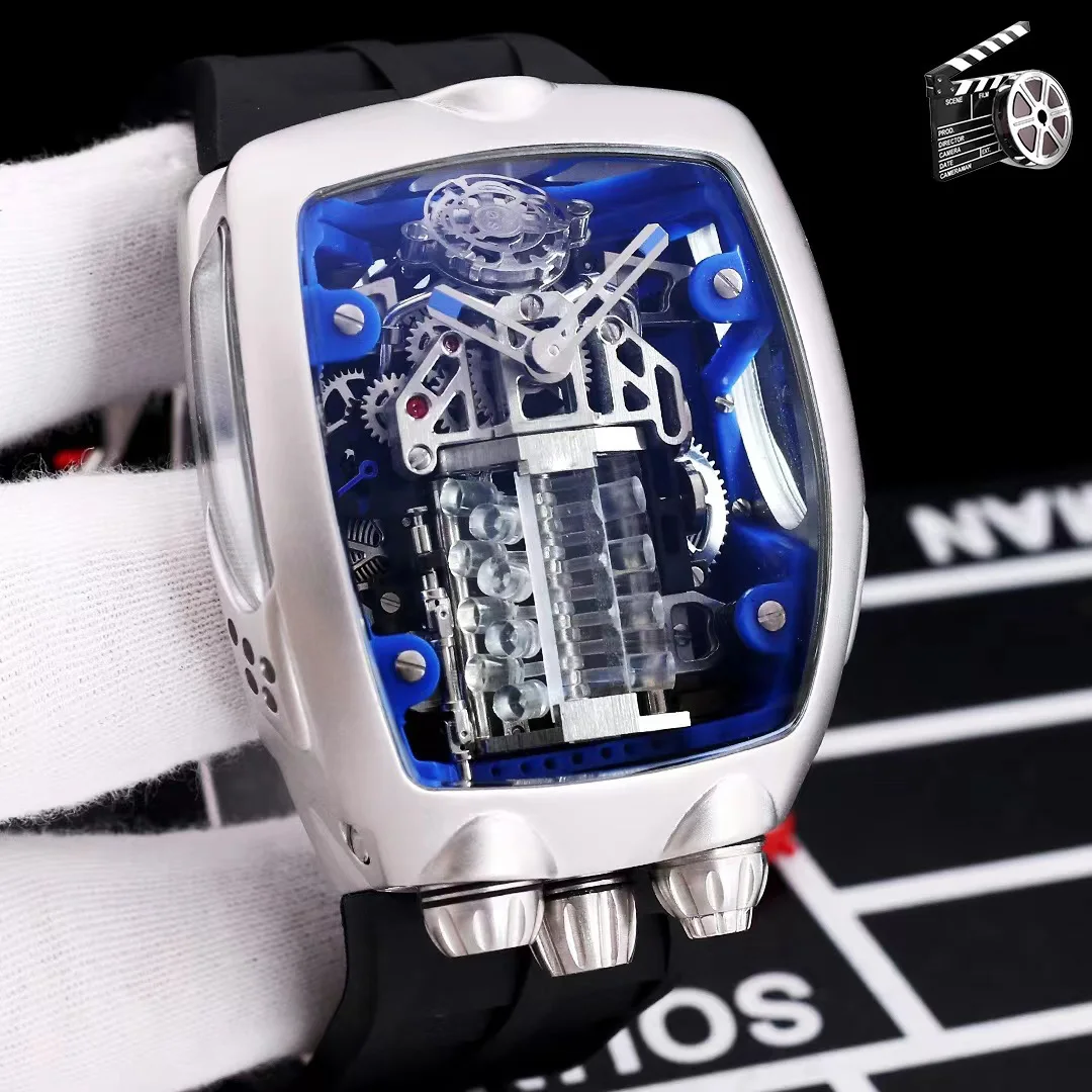 

Мужские часы ведущей марки RLM-1, классические водонепроницаемые автоматические механические часы, деловые спортивные часы класса AAA