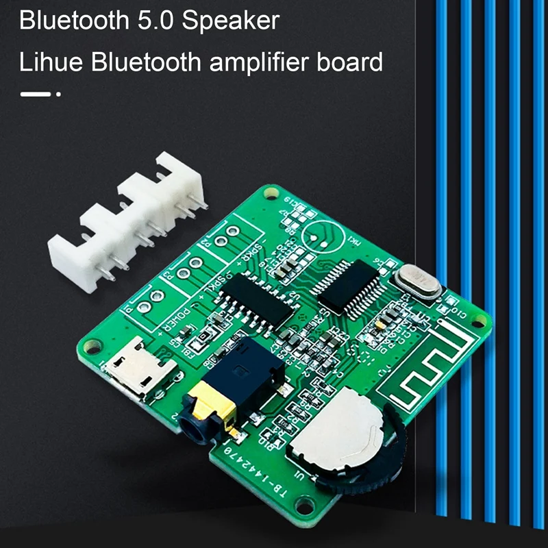 Stereo Bluetooth 3W 5W Power Amplifier Board PAM8406 Digital Power Amplifier Module DIY Bluetooth 5.0 Speaker
Stereo Bluetooth 3W 5W Power Amplifier Board PAM8406 Digital Power Amplifier Module DIY Bluetooth 5.0 Speaker
