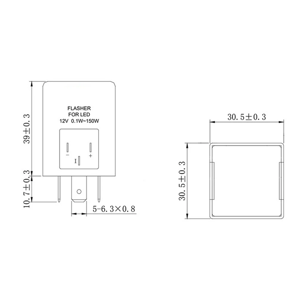 12V 3Pin LED Flasher Relay Unit For Car Turn Signal Light Indicator Flasher 180W Turn Signal Rate Control Blinker Relay
12V 3Pin LED Flasher Relay Unit For Car Turn Signal Light Indicator Flasher 180W Turn Signal Rate Control Blinker Relay